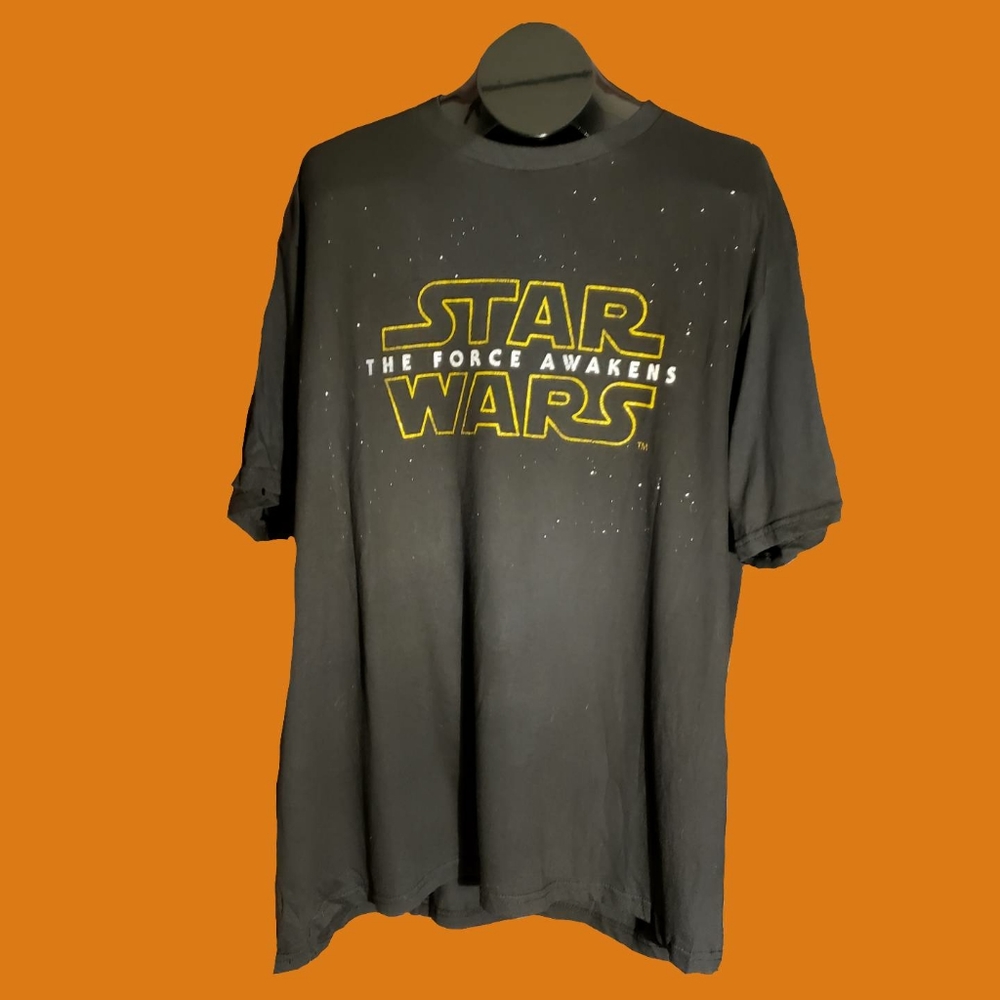 Disney's Star Wars Gold Glitter Logo Shirt